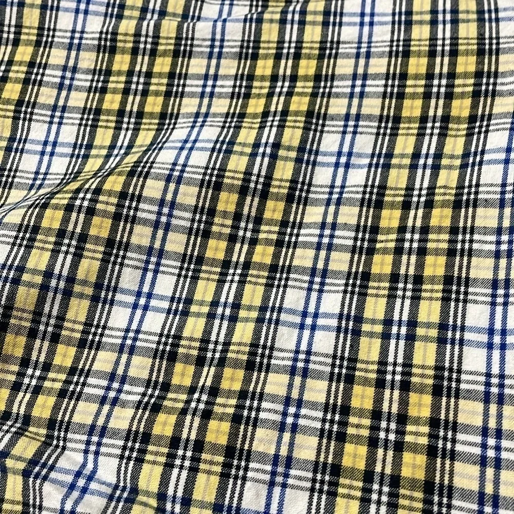 Chaps size 42 yellow and blue plaid shorts